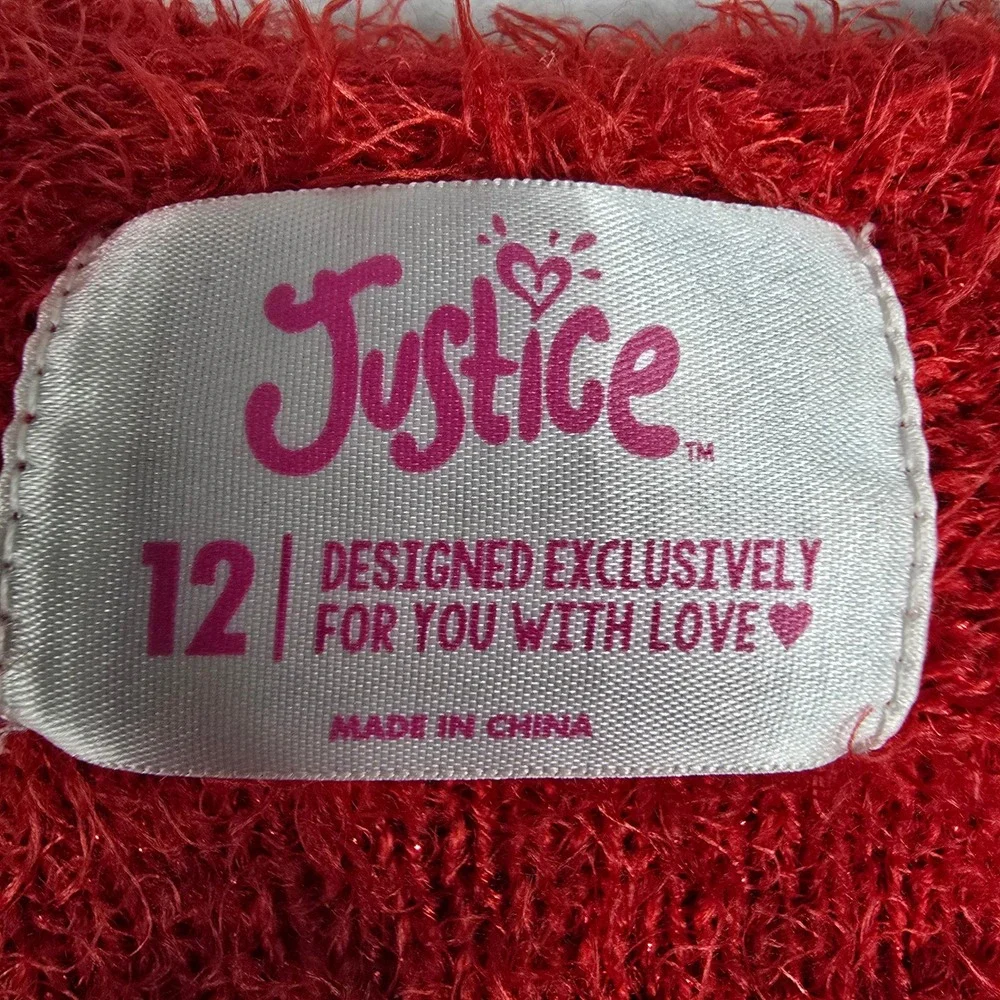 Girls Justice Red 